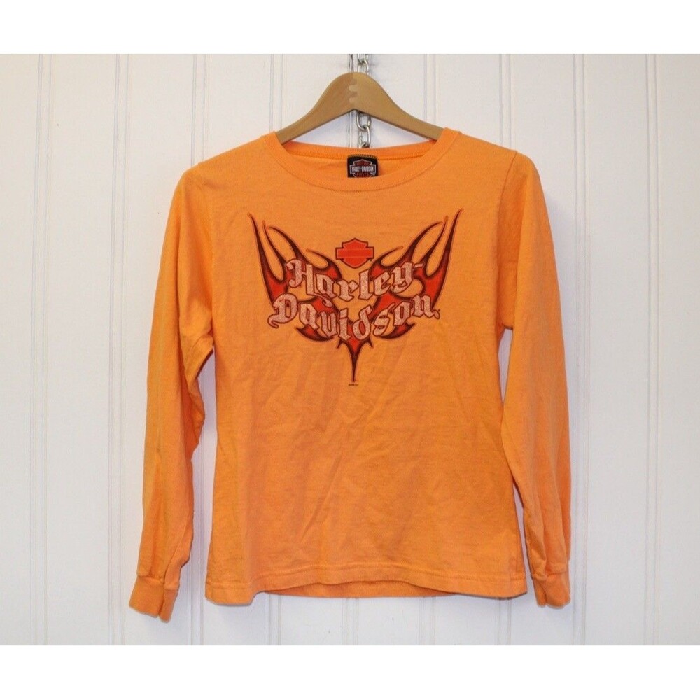 Vintage Harley-Davidson Women’s Long Sleeve Cotton Shirt Size M 2003 Made In USA
